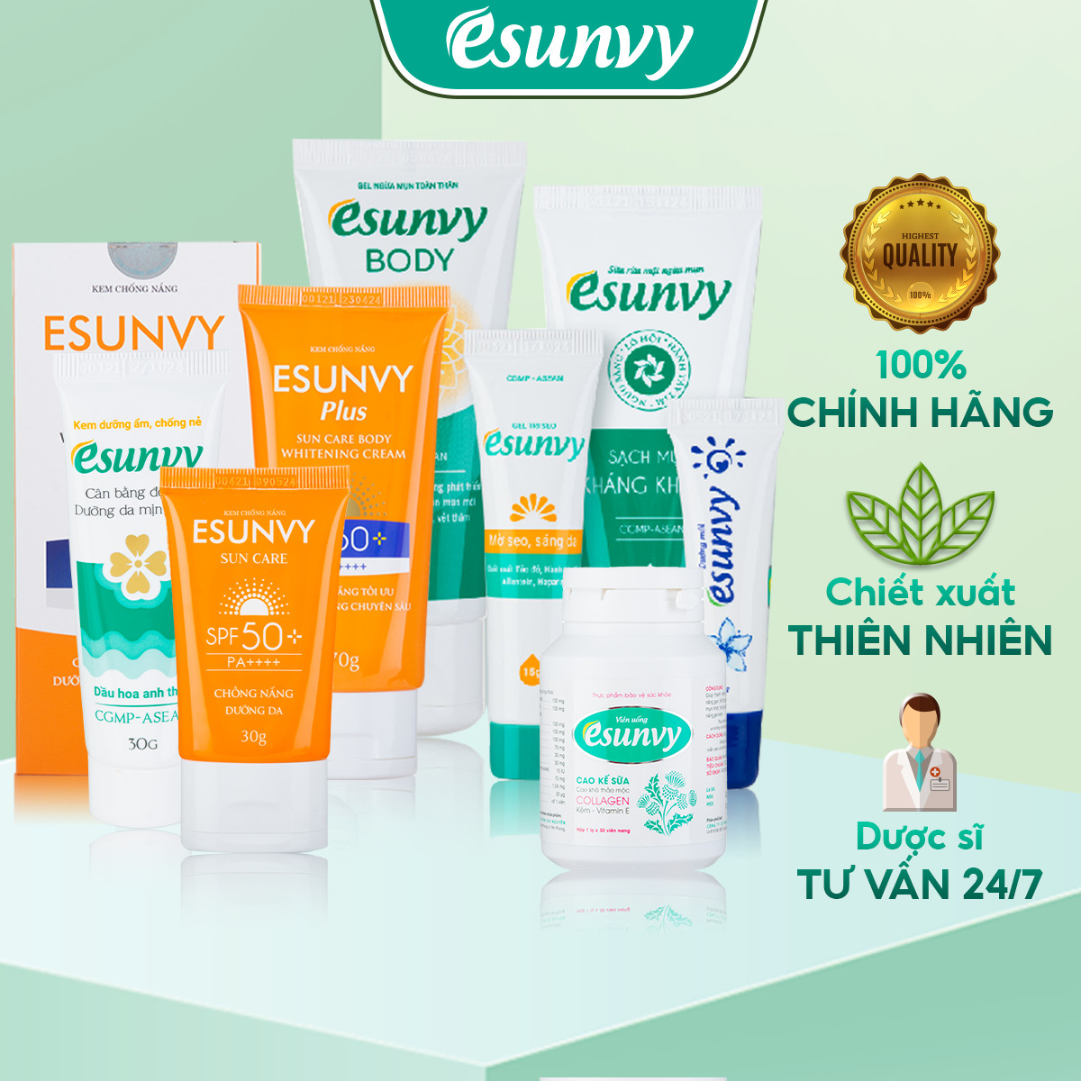 Trọn bộ Esunvy "Em xinh đẹp"
